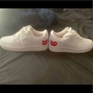 Comme Des Garçons PLAY Air Force 1